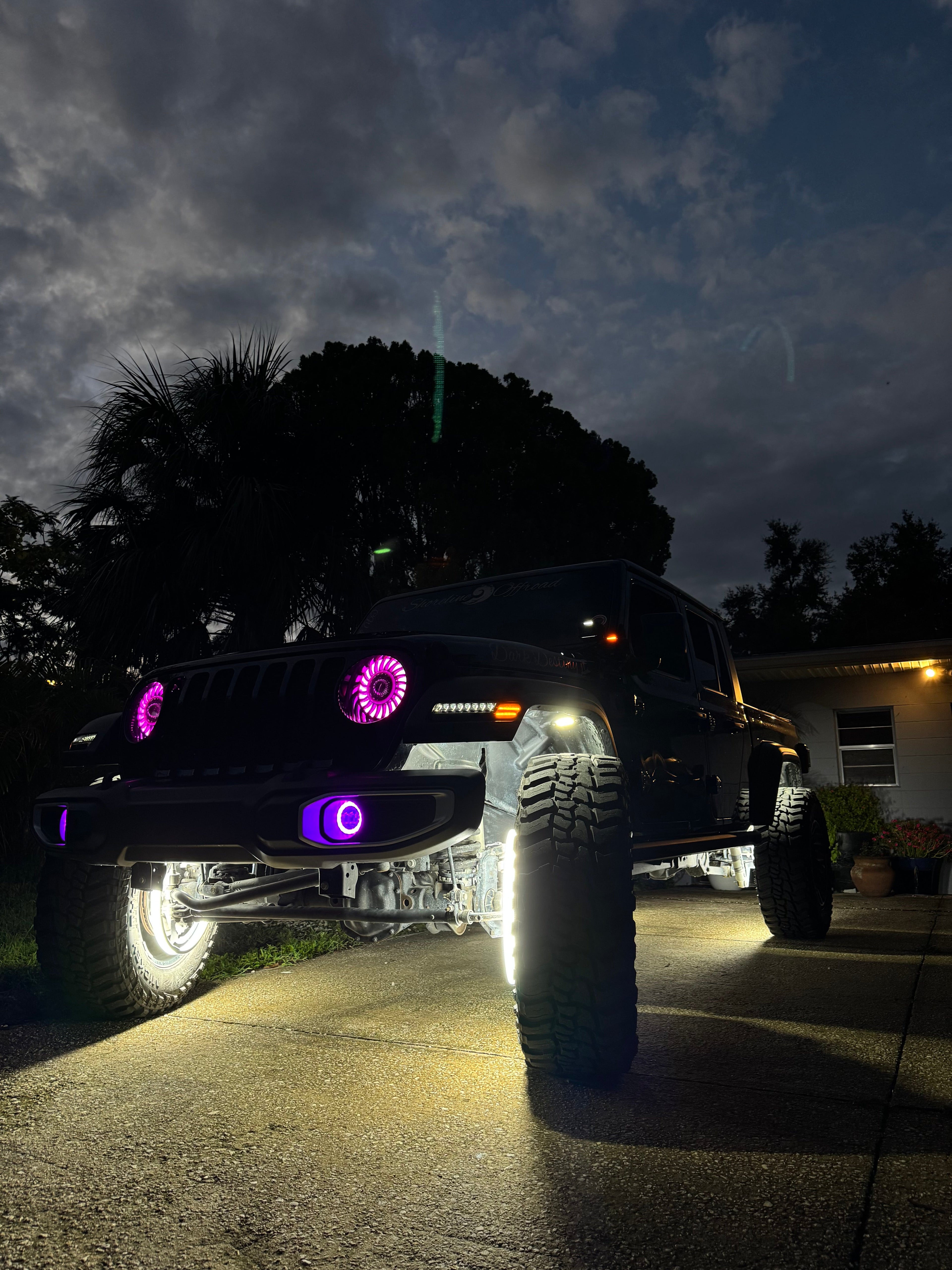 Shoreline Offroad Pro Series Pure White 10 Row Wheel Lights