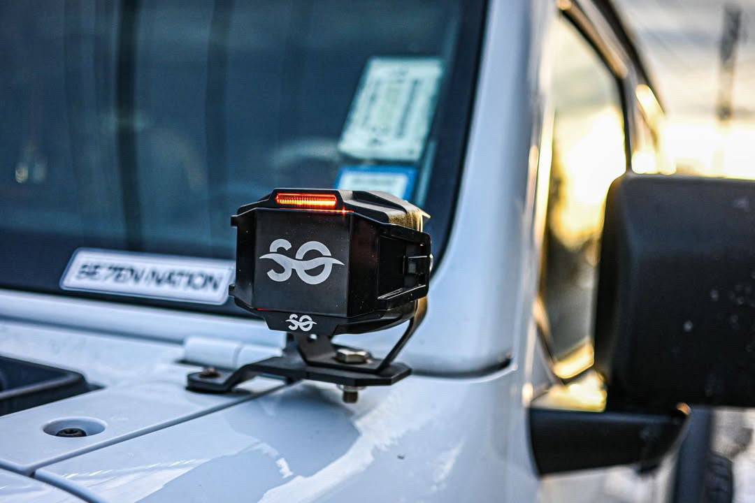 Shoreline Offroad Pro Series Yellow Amber LED 3” Pods with DRL