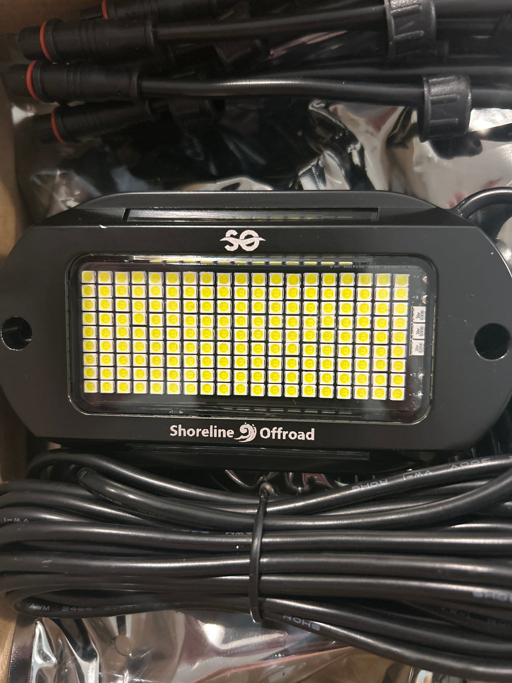 Shoreline Offroad Pro Series 8pc Pure White Rock light Kit