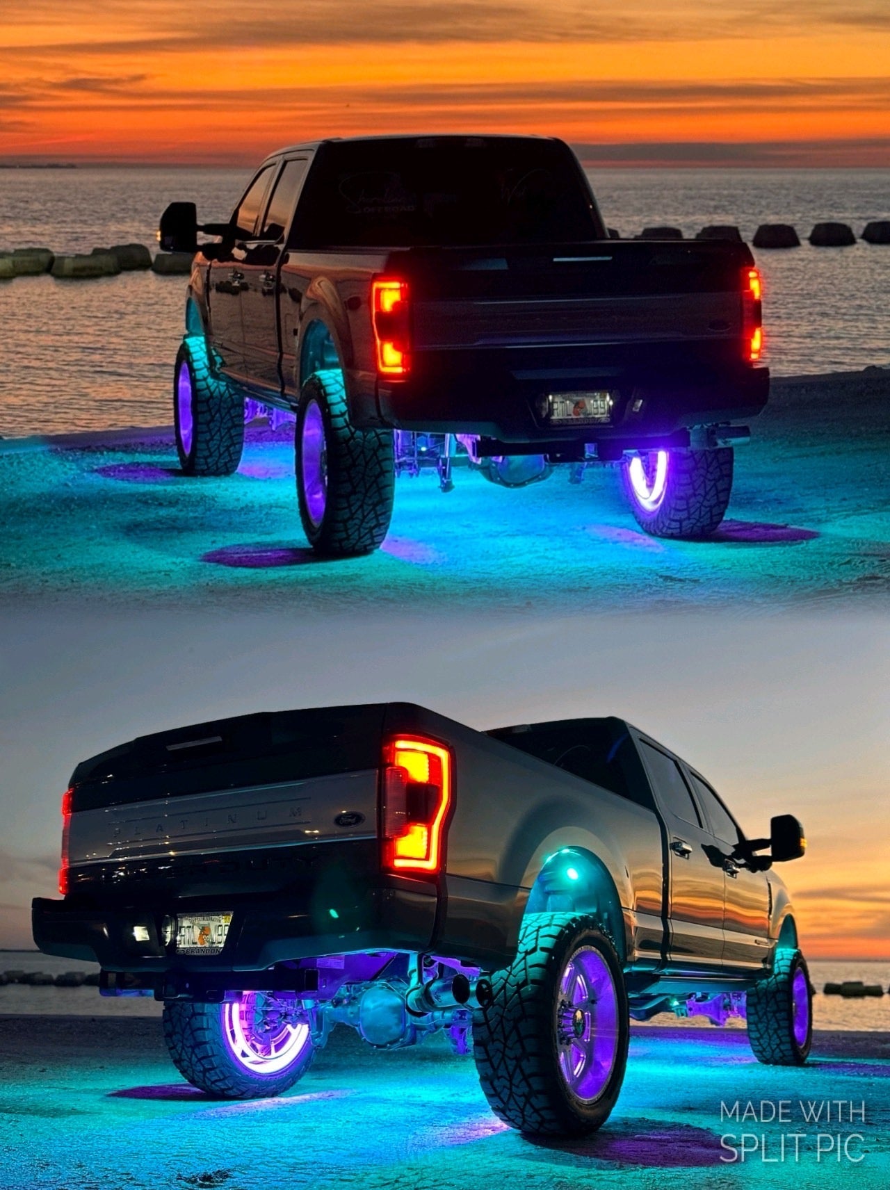 Shoreline Offroad Ultra Pro Series 8pc RGBW Rock lights Kit