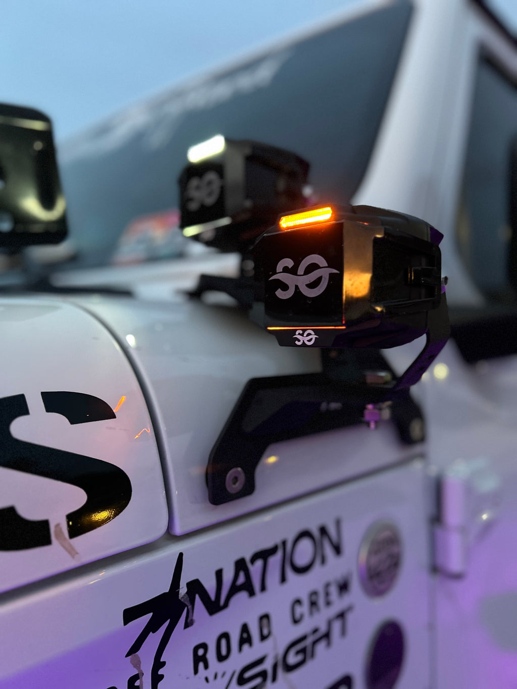 Shoreline Offroad Pro Series Pure White LED 3” Pods with DRL