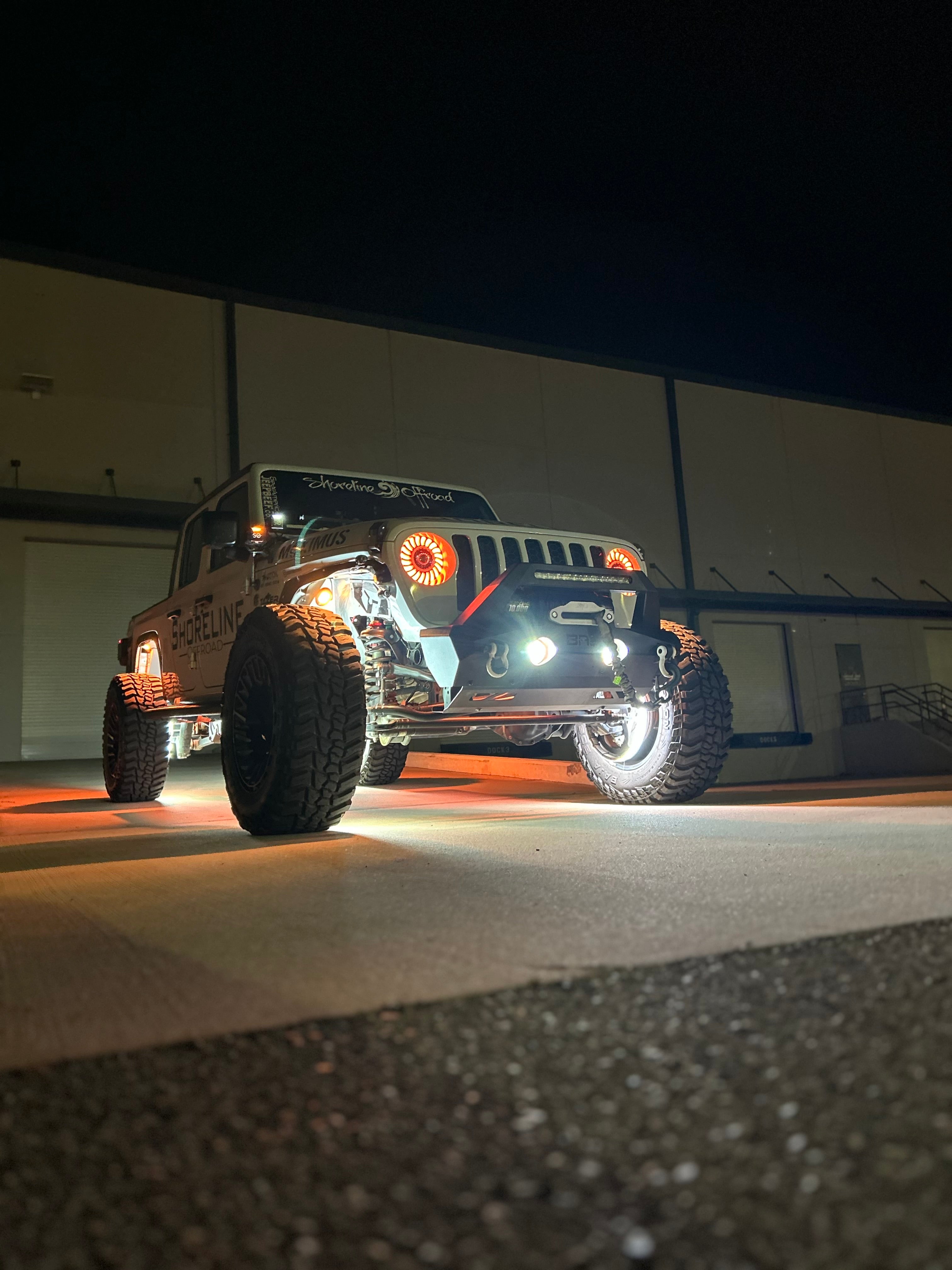 Shoreline Offroad Ultra Pro Series 8pc RGBW Rock lights Kit