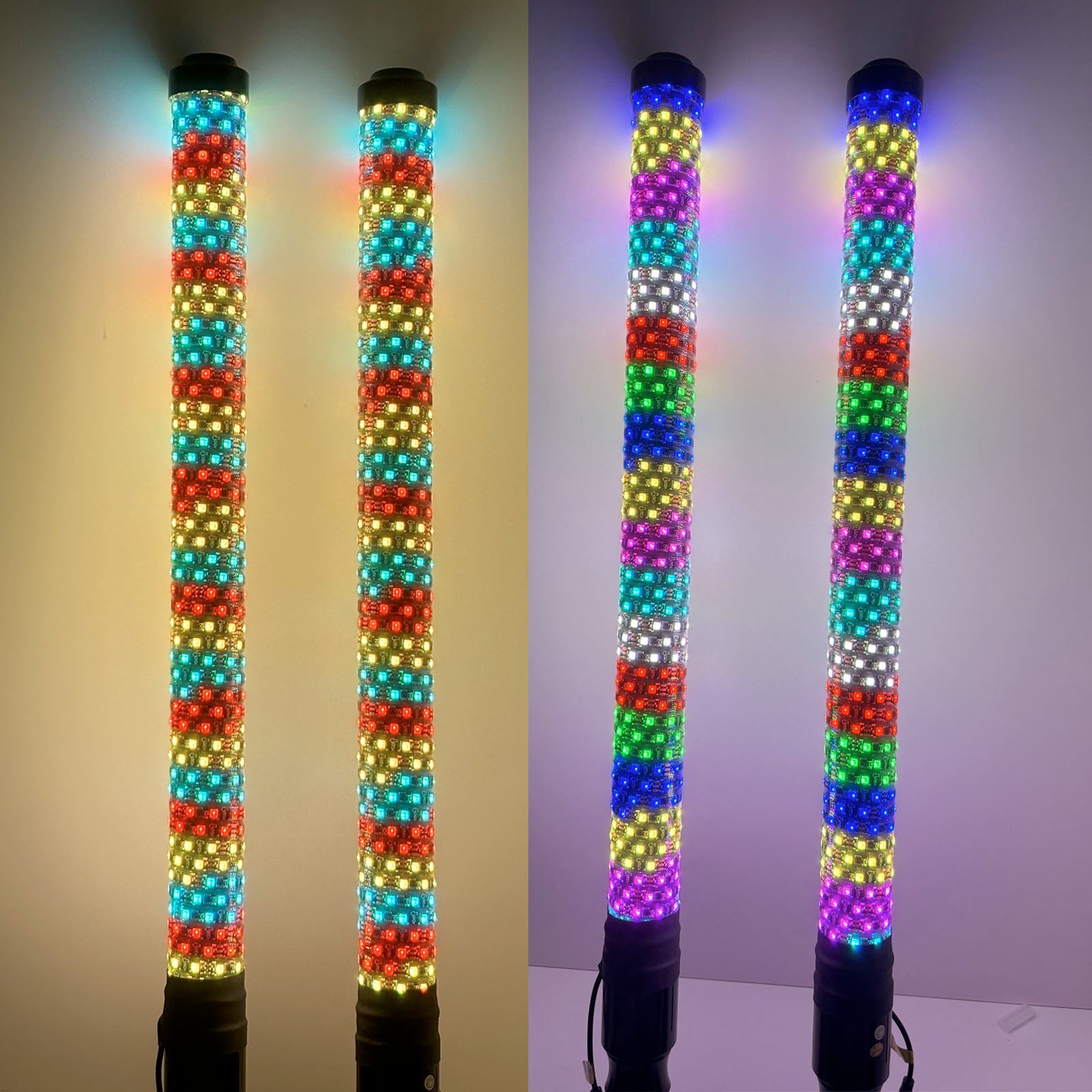 Shoreline Offroad Pro Series Fat RGBIC 3’ Whip Lights