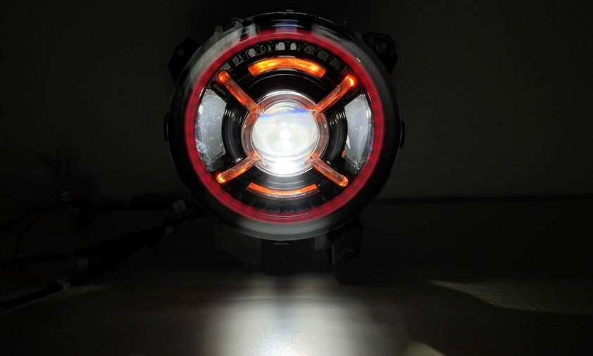 Shoreline Offroad Pro Series LED 9” JL JT RGB Headlights