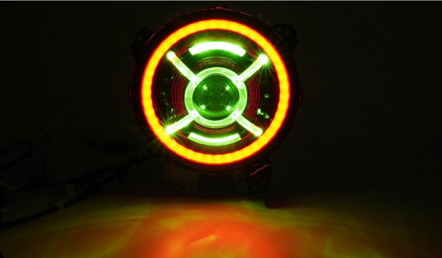 Shoreline Offroad Pro Series LED 9” JL JT RGB Headlights