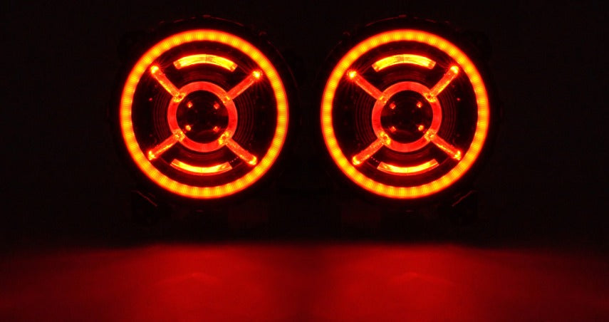 Shoreline Offroad Pro Series LED 9” JL JT RGB Headlights