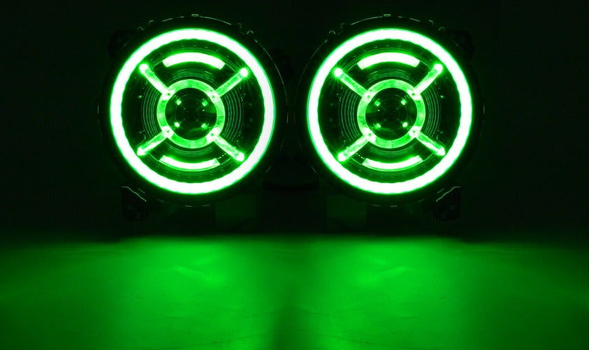 Shoreline Offroad Pro Series LED 9” JL JT RGB Headlights
