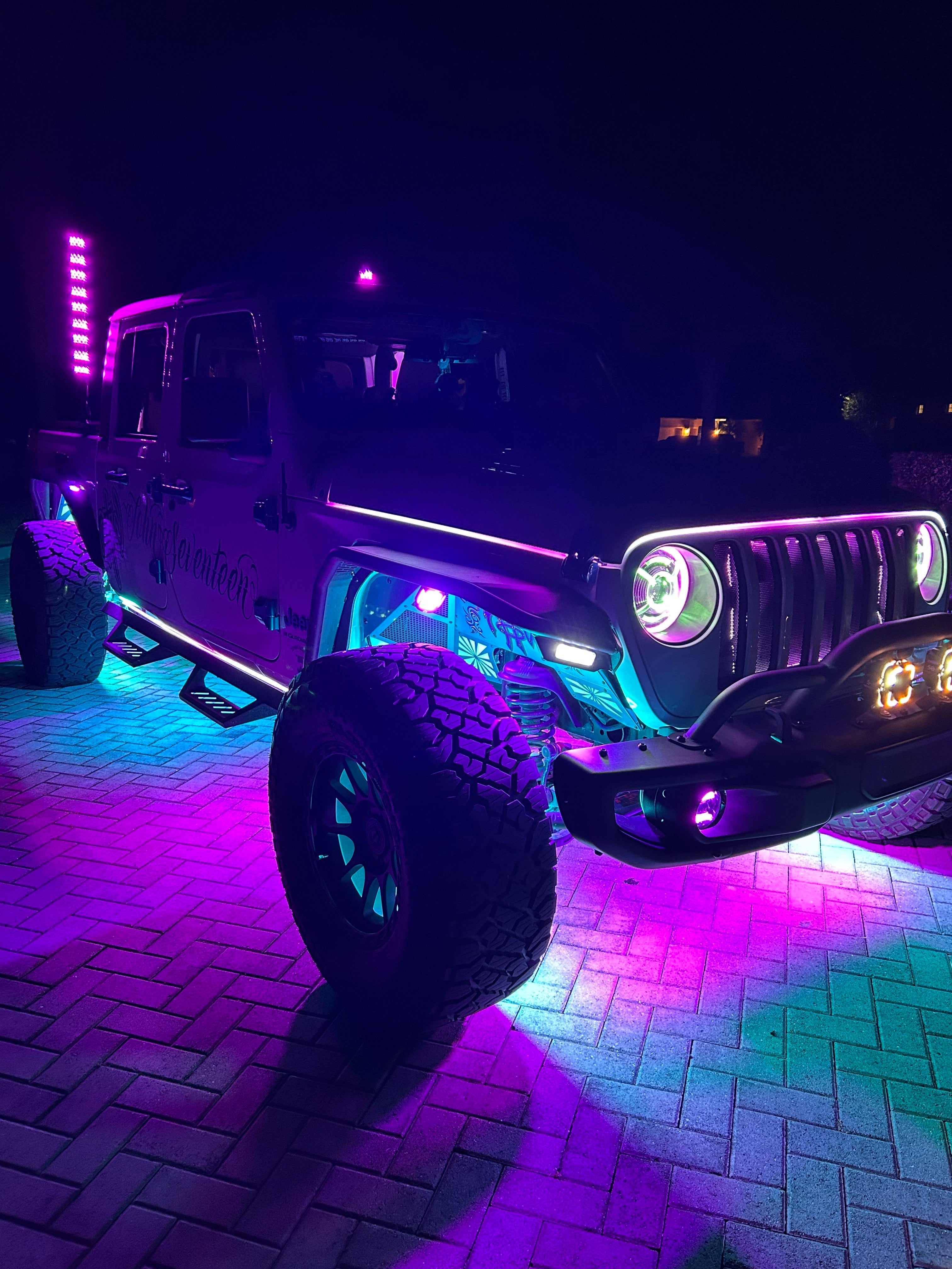 Shoreline Offroad Pro Series Custom Strip Lighting Hood Kit