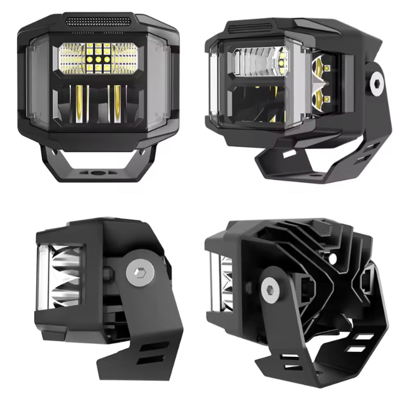 Shoreline Offroad Pro Series Pure White LED 3” Pods with DRL