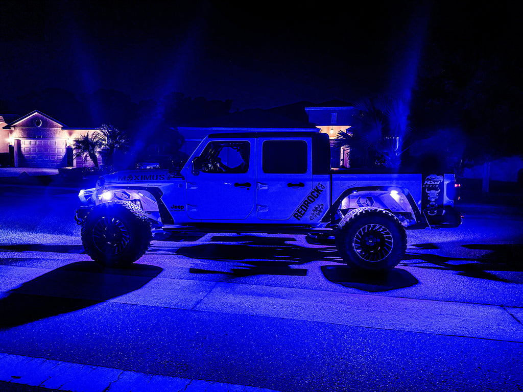 Shoreline Offroad Pro Series 8pc RGBW Rock light Kit