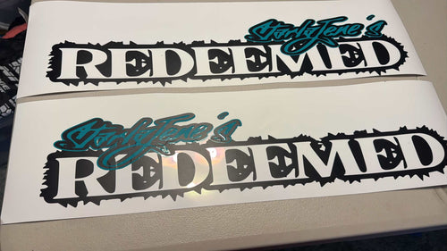 Custom Vinyl Hood Decal