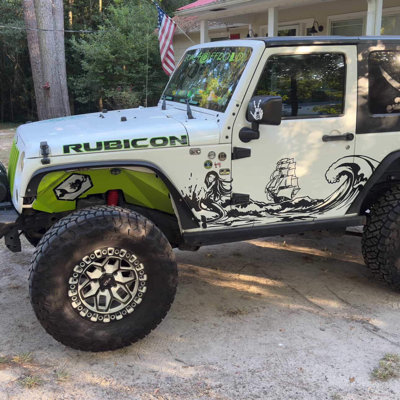 Custom Vinyl Hood Decal