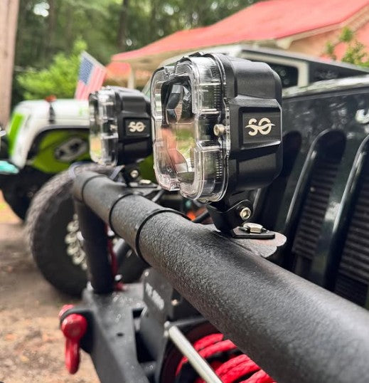 Shoreline Offroad 4 in Pod Lights with Amber DRL